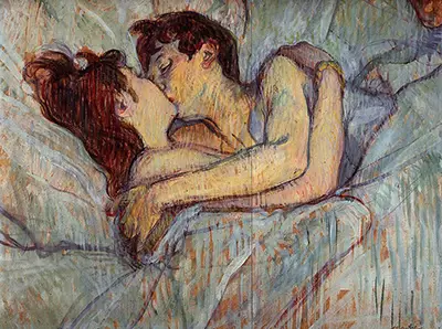 In Bed The Kiss Henri de Toulouse-Lautrec